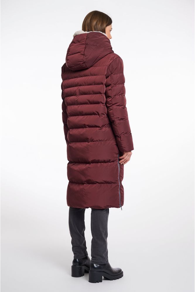 Rino & Pelle Keilafur Hooded Coat ChocBean