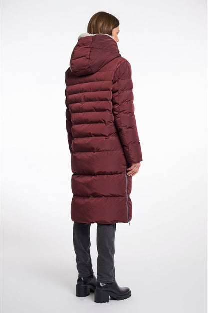 Rino & Pelle Keilafur Hooded Coat ChocBean