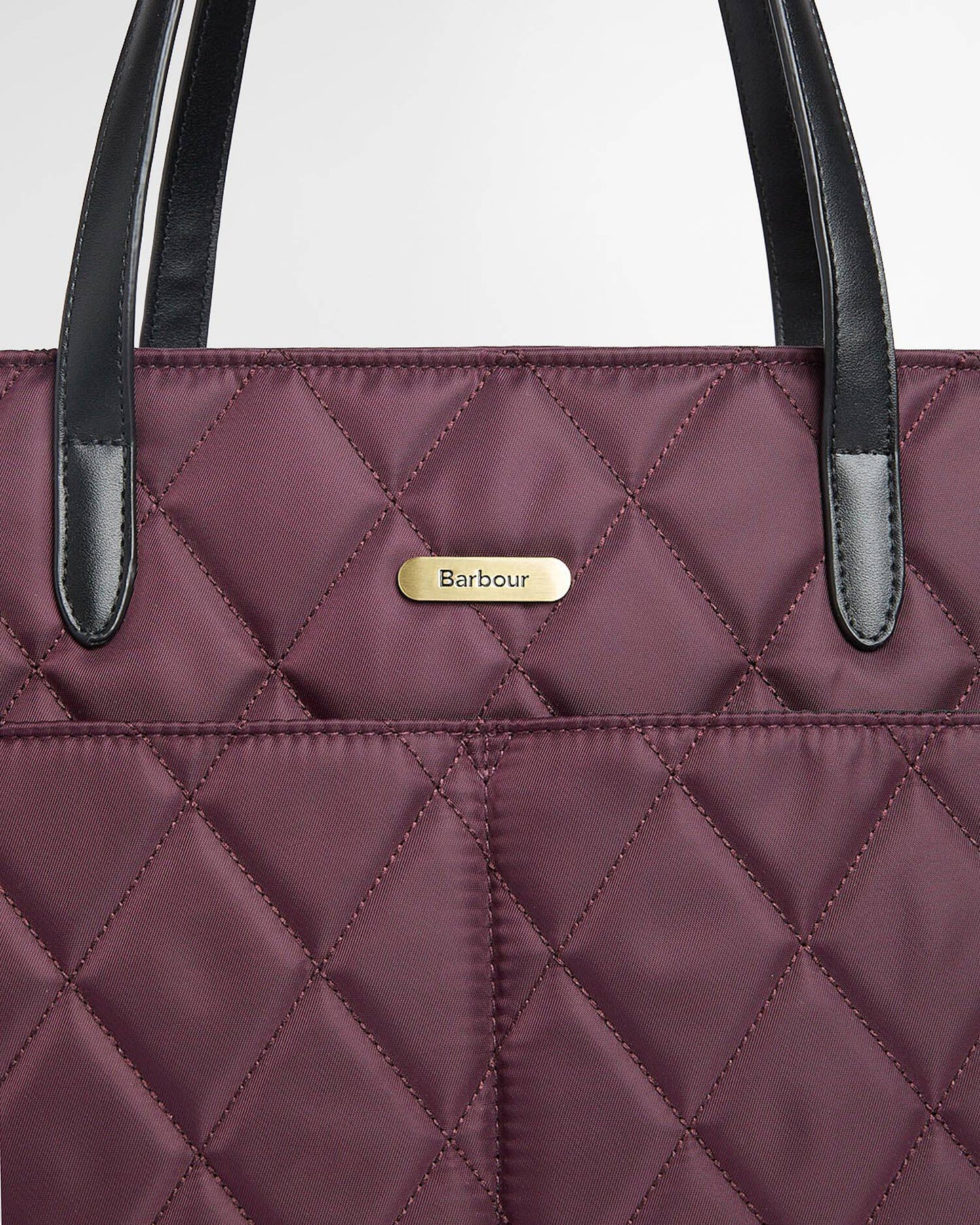 Barbour Quilted Tote Fig