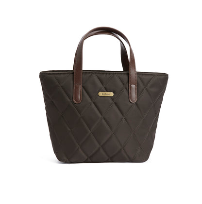 Barbour Mini Quilt Tote Bag Olive