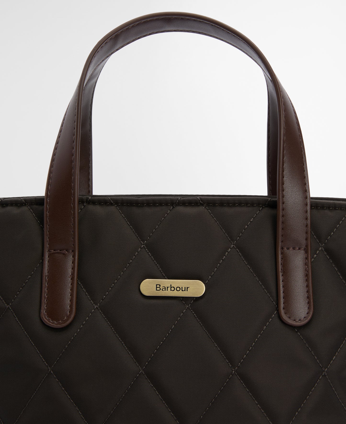Barbour Mini Quilt Tote Bag Olive