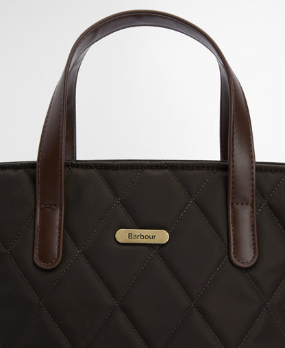Barbour Mini Quilt Tote Bag Olive