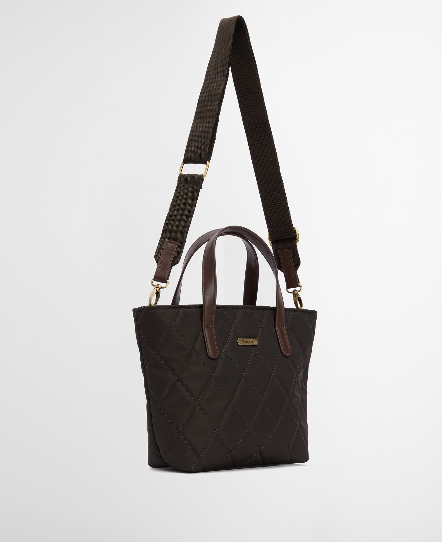 Barbour Mini Quilt Tote Bag Olive