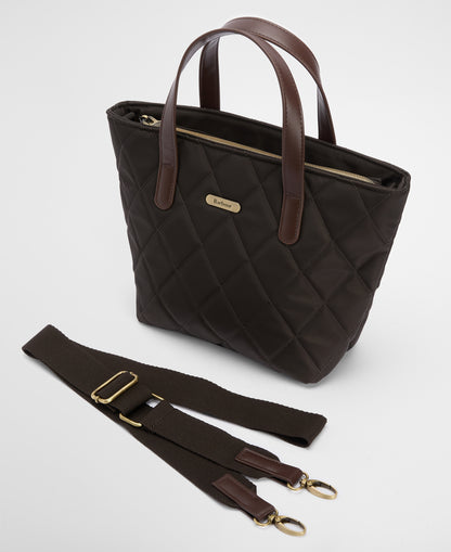Barbour Mini Quilt Tote Bag Olive