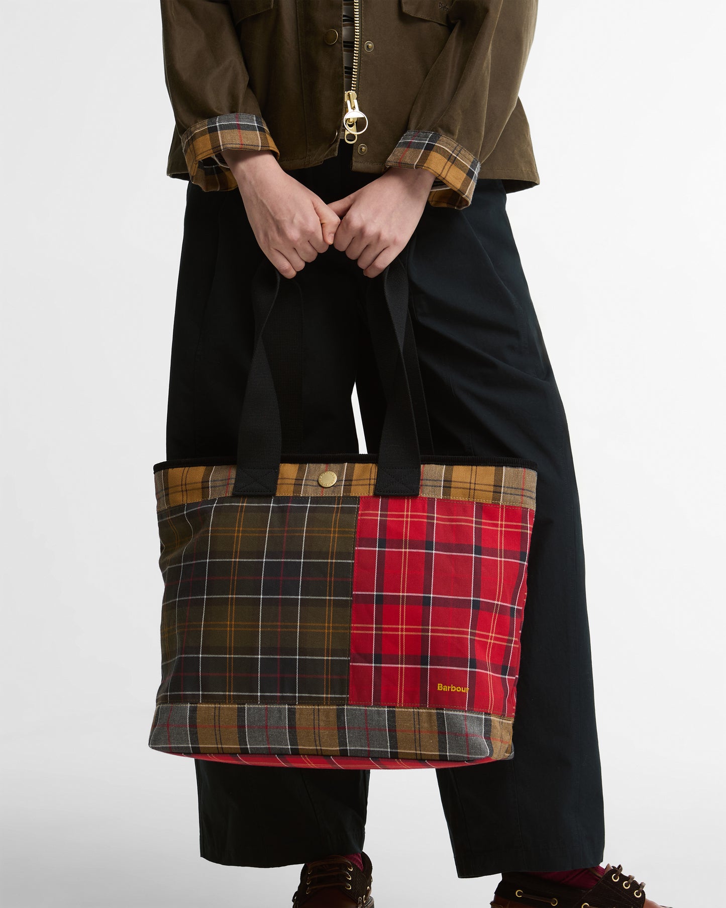 Barbour Mya Patchwork Tote Bag