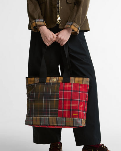 Barbour Mya Patchwork Tote Bag