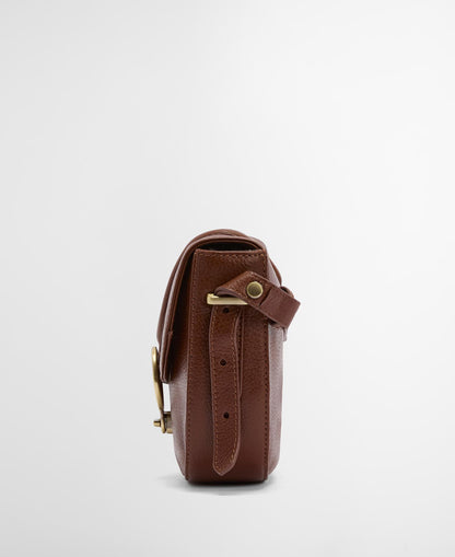 Barbour Elm Leather Bag Brown