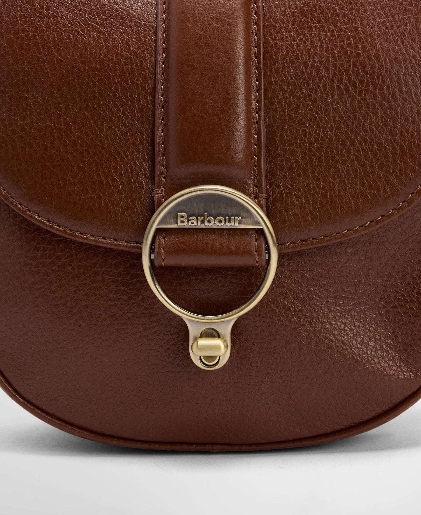 Barbour Elm Leather Bag Brown