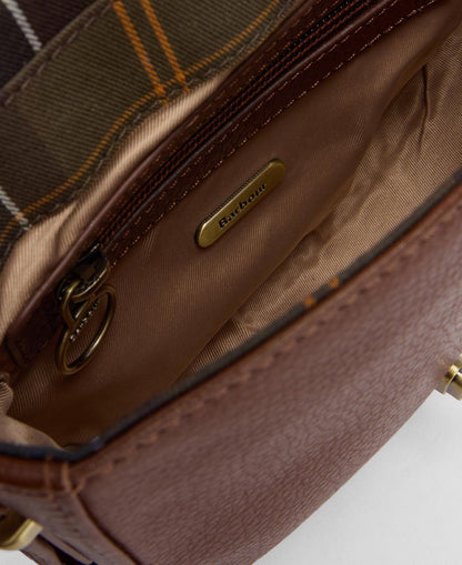 Barbour Elm Leather Bag Brown