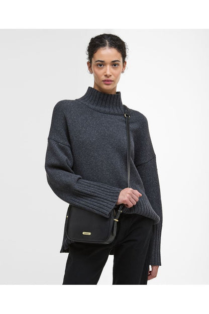 Barbour Daphne Leather Black