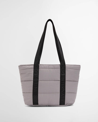 Barbour Monaco Check Tote Bag Truffle