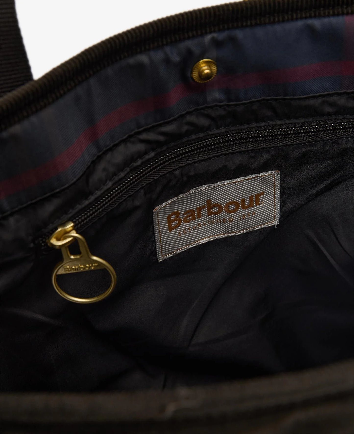Barbour Healy Tote Bag Shadow Classic Tartan