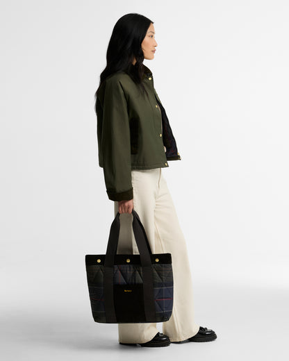 Barbour Healy Tote Bag Shadow Classic Tartan