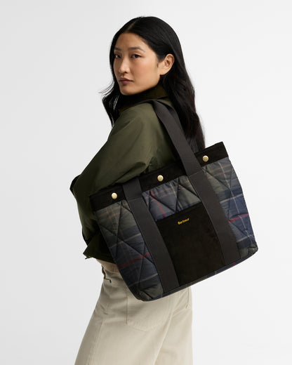 Barbour Healy Tote Bag Shadow Classic Tartan