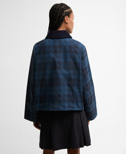 Barbour Baiton Cord Collar Tartan Casual Jacket