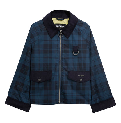 Barbour Baiton Cord Collar Tartan Casual Jacket