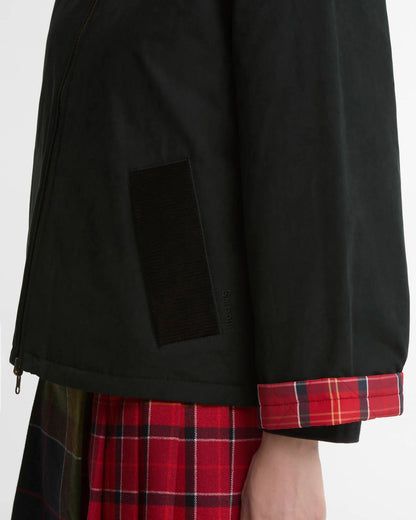 Barbour Dawn Reversible Jacket Black/Cardinal