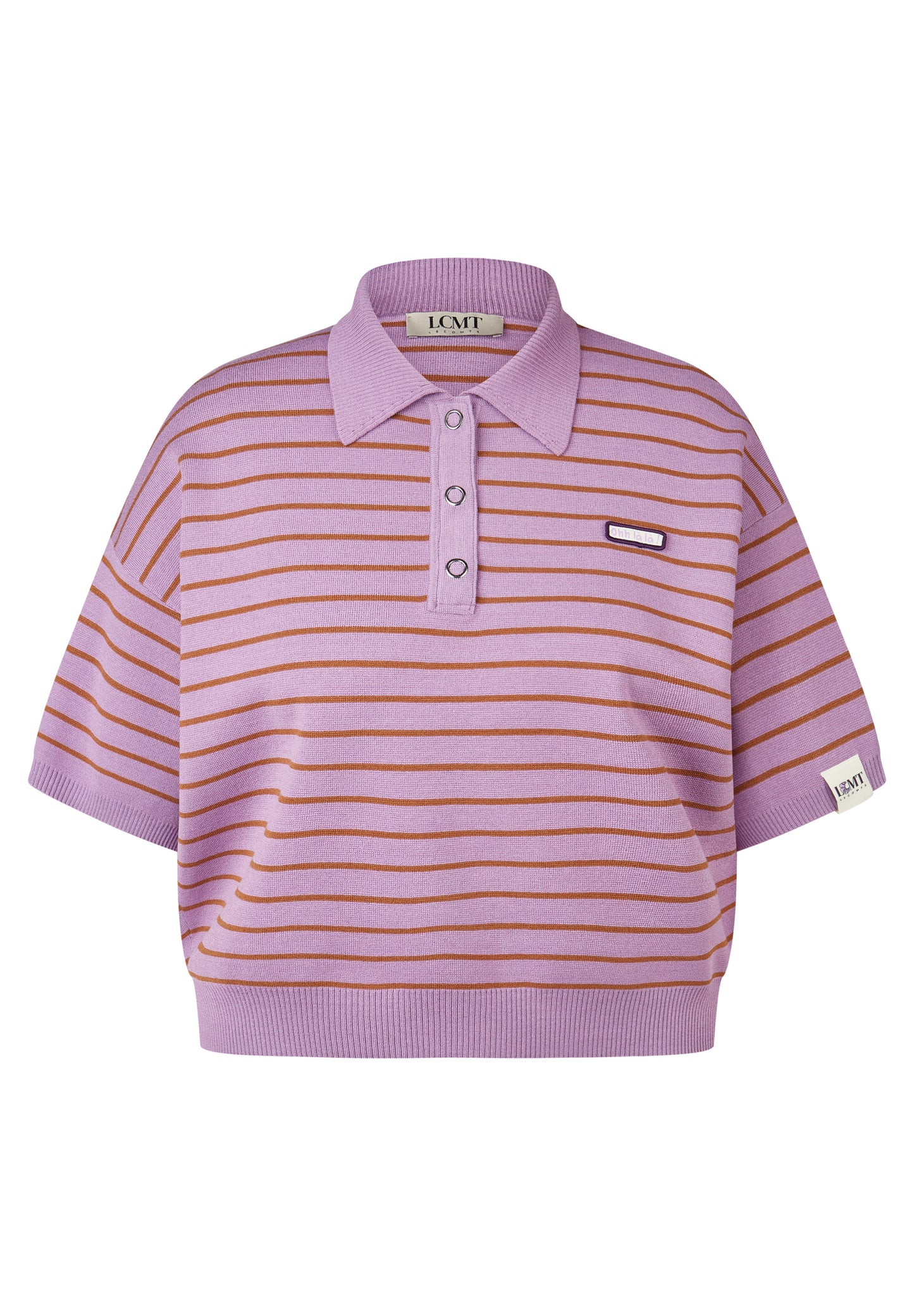 Le Comte Stripe Pullover-Lavender