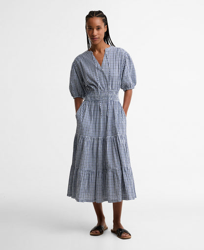Barbour Ashwell Midi Dress Multi Gingham