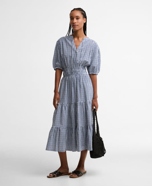 Barbour Ashwell Midi Dress Multi Gingham