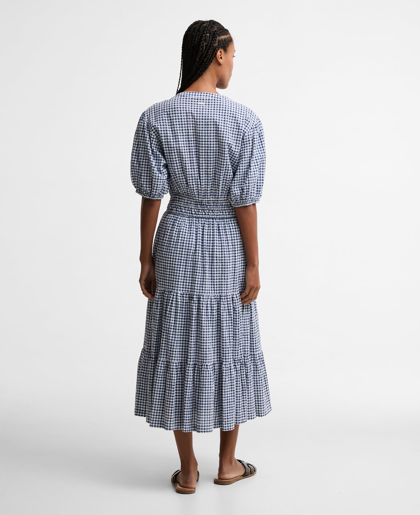 Barbour Ashwell Midi Dress Multi Gingham