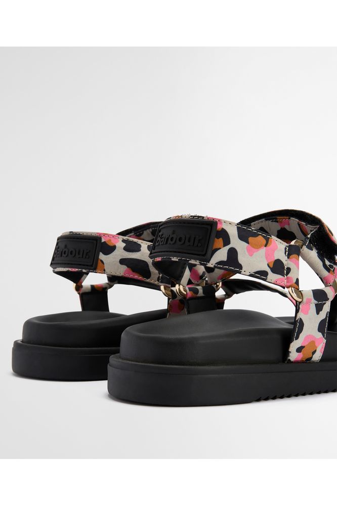 Barbour Caitlin Sandal Leopard