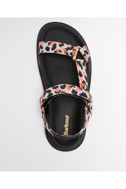 Barbour Caitlin Sandal Leopard
