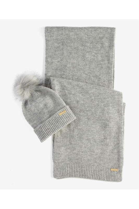 Barbour Sprk Bean/Scarf Grey Marl