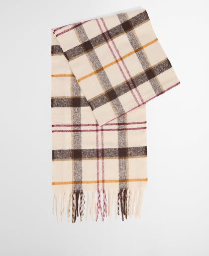 Barbour Olivia Beanie/Scarf Gift Set Light Muted Tartan