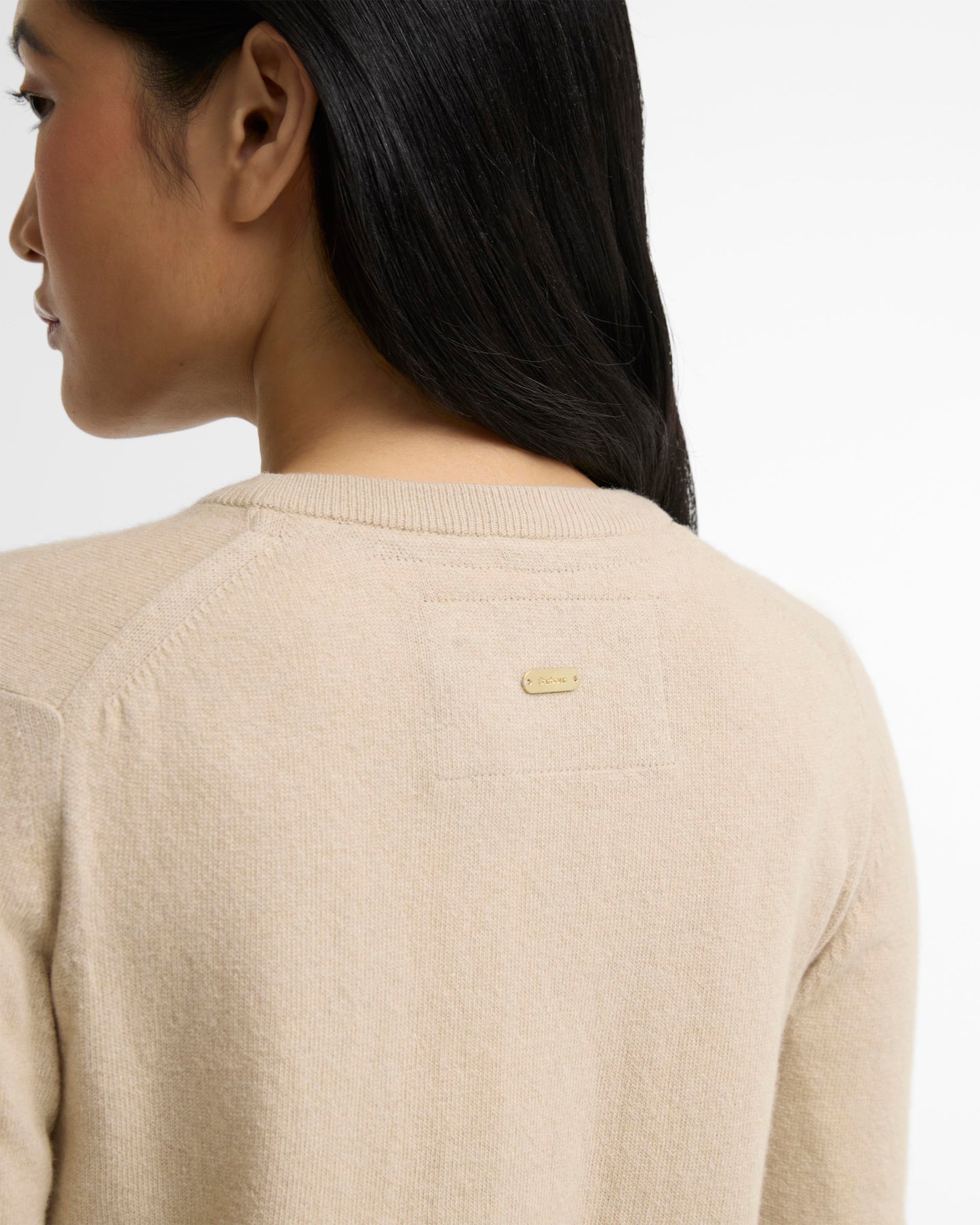 Barbour Pendle Cardi Honey/Birchwood