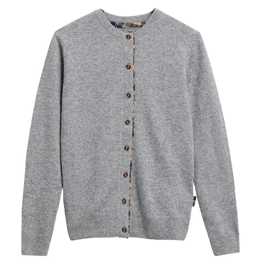 Barbour Pendle Cardi Grey Marl