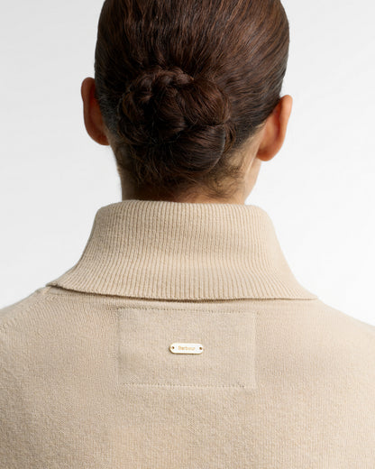 Barbour Pendle Knit Honey/Birchwood