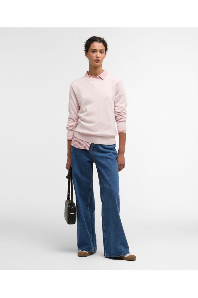 Barbour Oakley Knit Pink