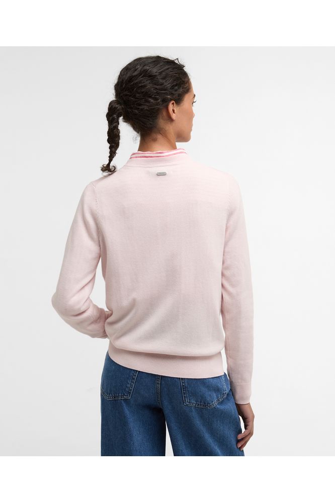 Barbour Oakley Knit Pink