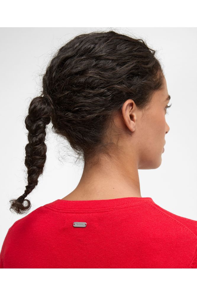 Barbour Oakley Knit Poppy Red