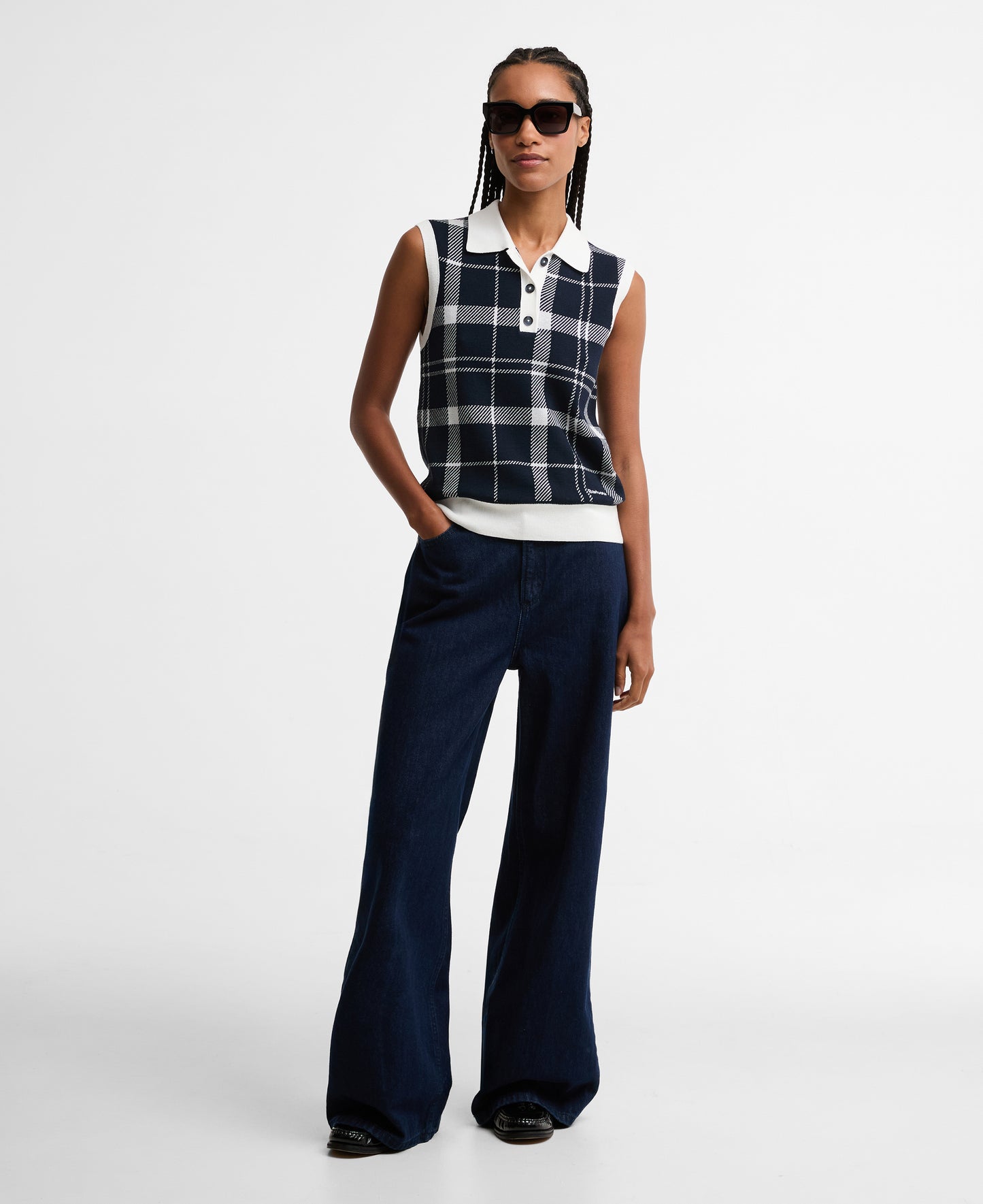 Barbour Allerdale Knitted Vest Multi Check