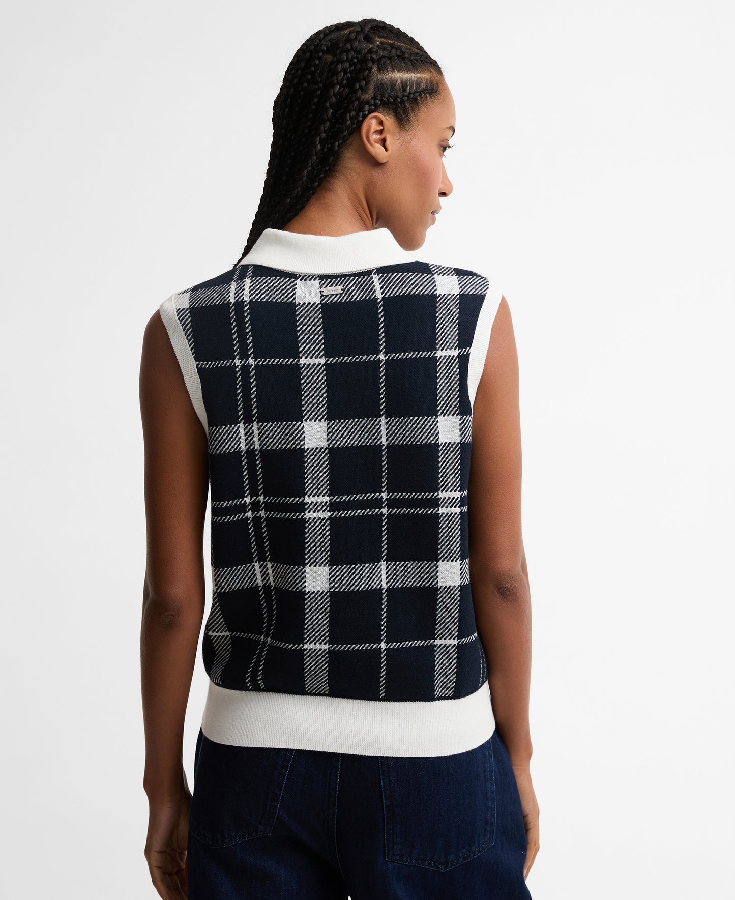 Barbour Allerdale Knitted Vest Multi Check