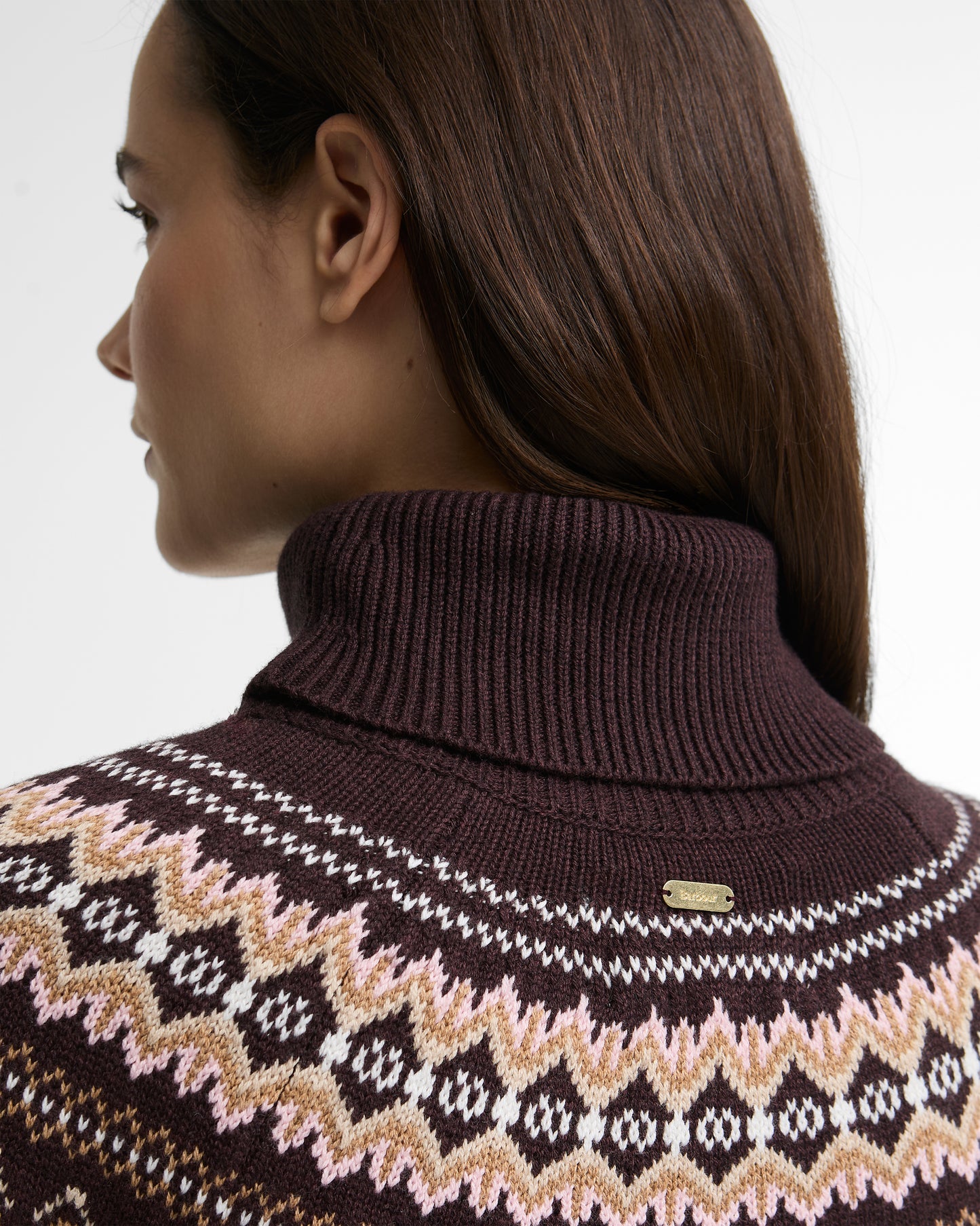 Barbour Darwen Knit Seal Brown