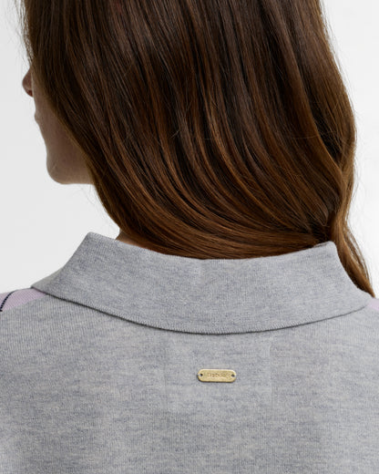 Barbour Fawne Knit Grey Multi