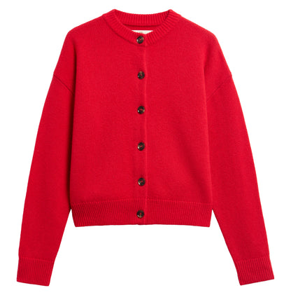 Barbour Woodhouse Cardigan Crimson