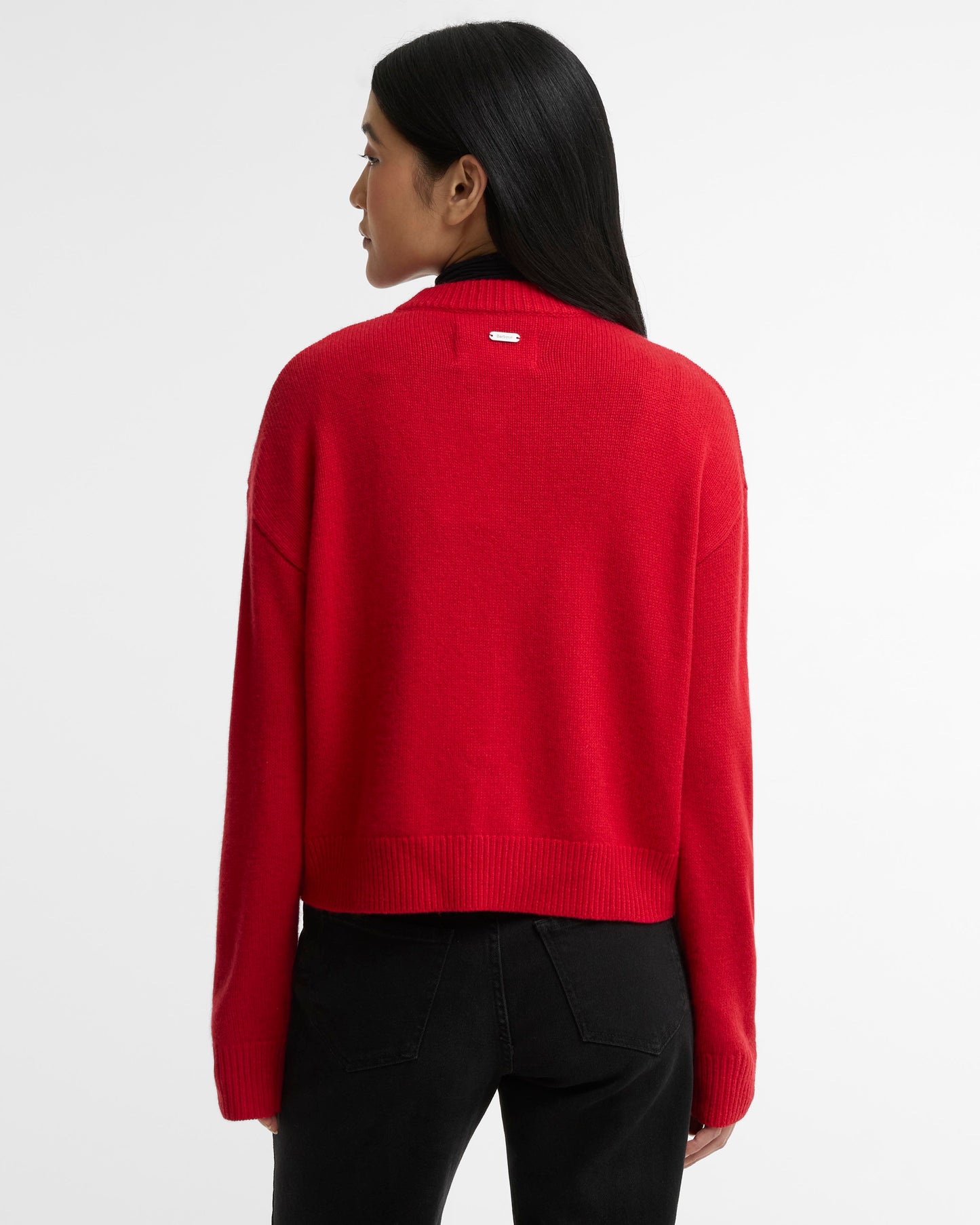 Barbour Woodhouse Cardigan Crimson