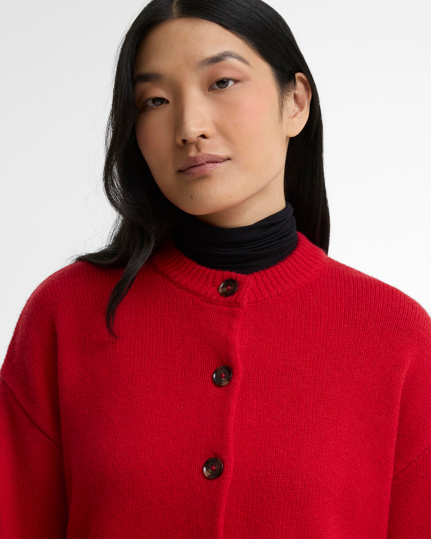 Barbour Woodhouse Cardigan Crimson