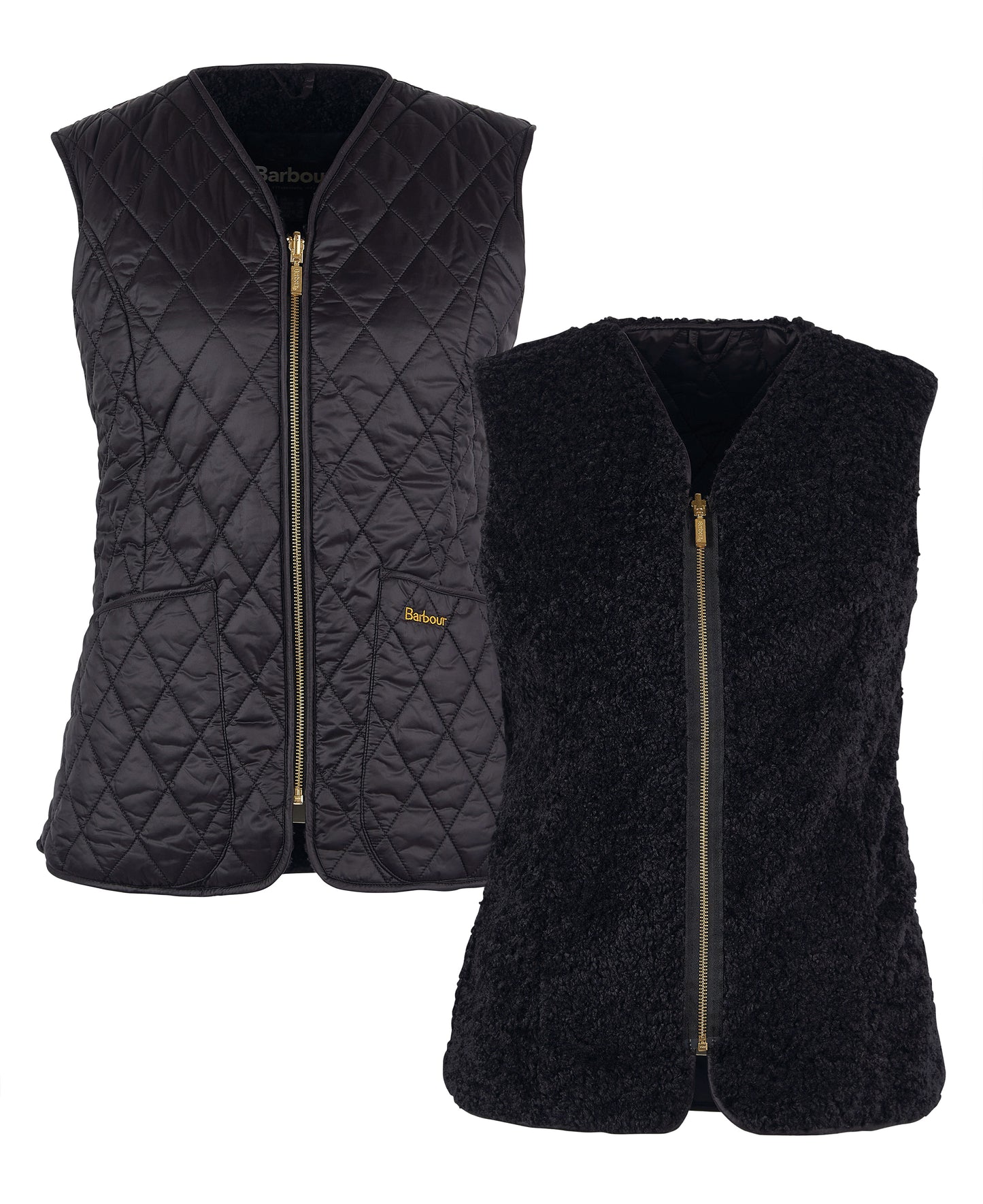 Barbour Markenfield Liner Jacket Black / Brown