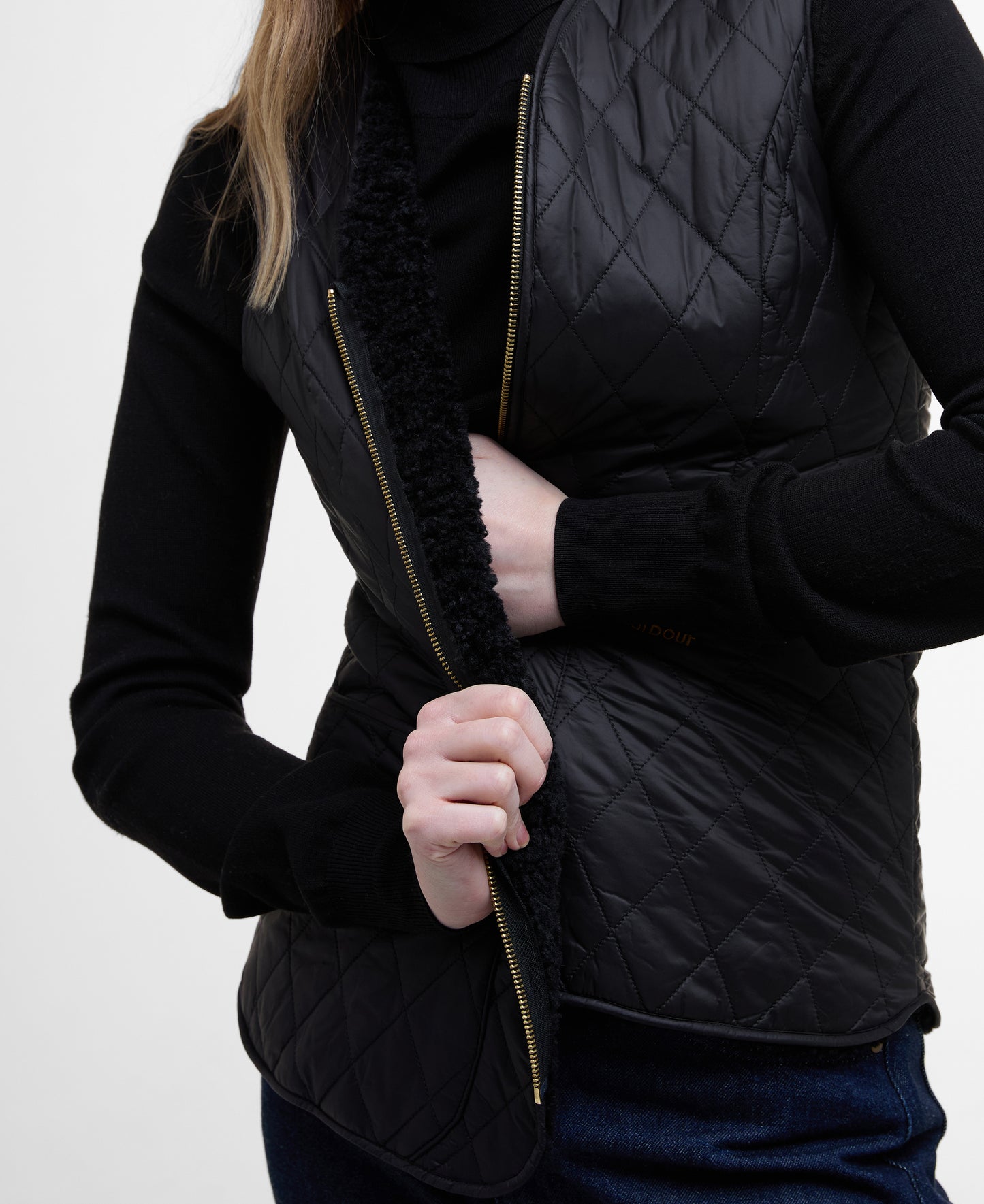 Barbour Markenfield Liner Jacket Black / Brown