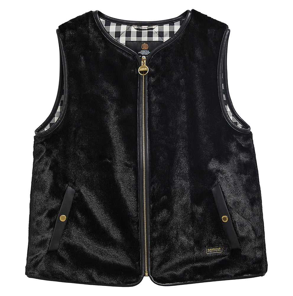 Barbour Oulton Faux Fur Liner Black