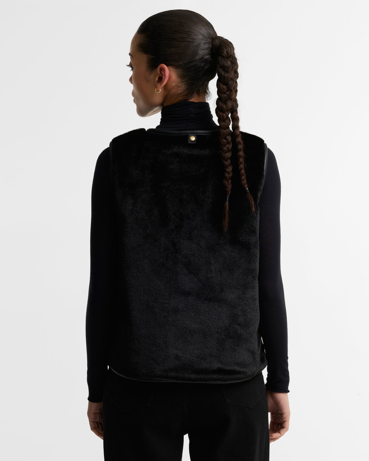 Barbour Oulton Faux Fur Liner Black