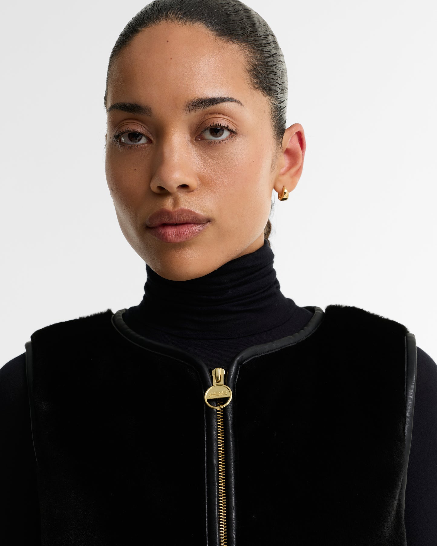 Barbour Oulton Faux Fur Liner Black