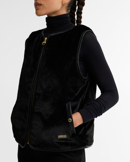Barbour Oulton Faux Fur Liner Black
