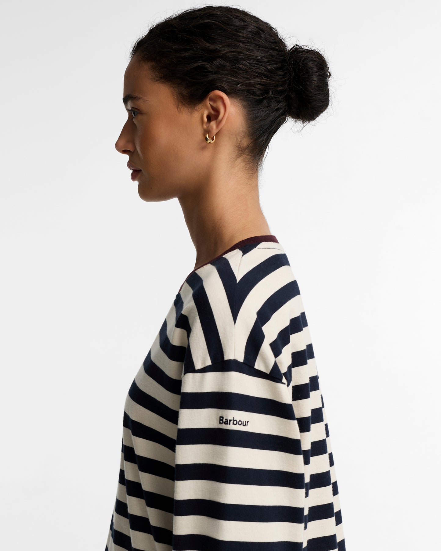 Barbour Woodhouse Long Sleeve Top Dark Navy