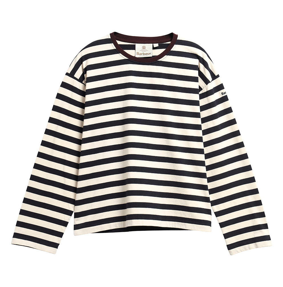 Barbour Woodhouse Long Sleeve Top Dark Navy